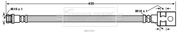 BORG & BECK stabdžių žarnelė BBH7690